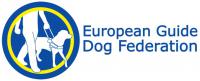 le logo de l'european guide dog federation